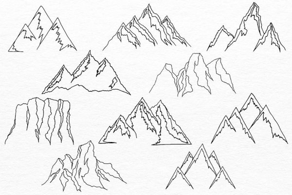 Склон карандашом