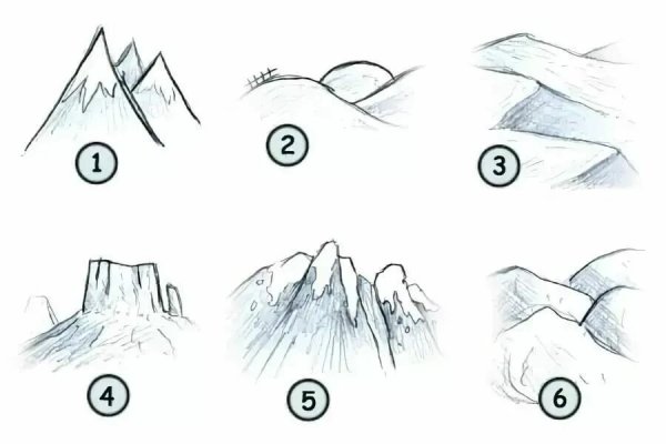 Пейзаж карандашом легкий