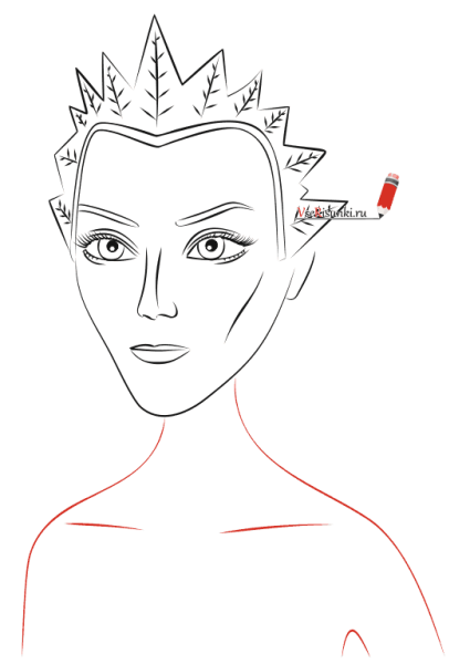 Лицо снежной королевы