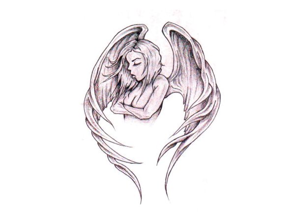 Крылья ангела и демона