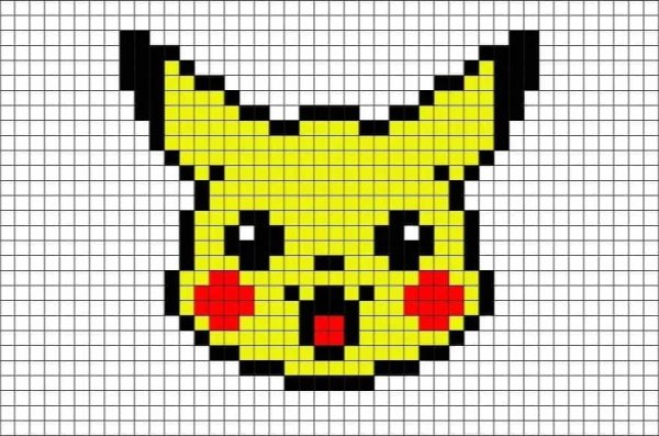 Пиксельный Пикачу