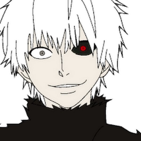 Канеки Кен легкие рисунки