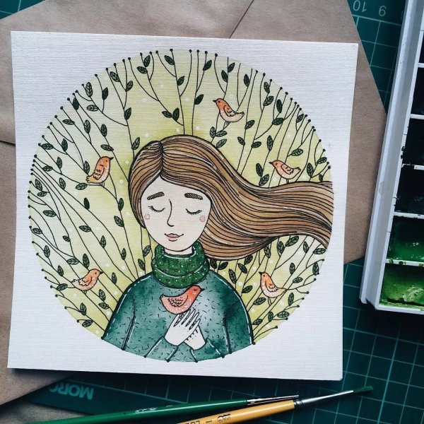 Рисунки для скетчбука черной ручкой