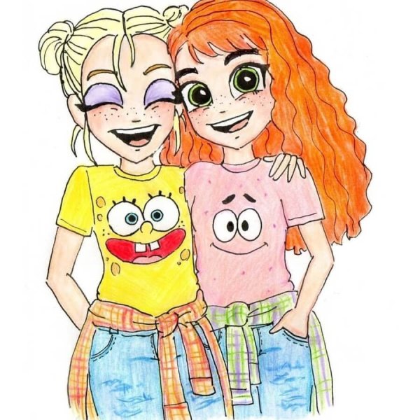 Рисунки для сестренки легкие