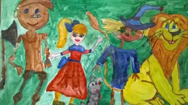 Пластилинография волшебник изумрудного города