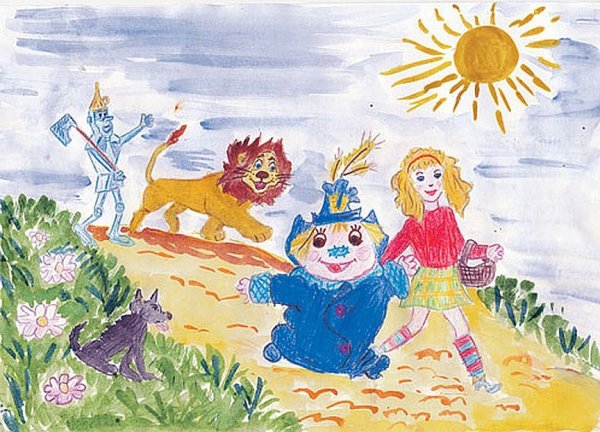 Волшебник изумрудного города иллюстрации детей