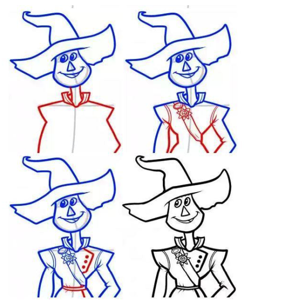 Волшебник изумрудного города рисунок легкий