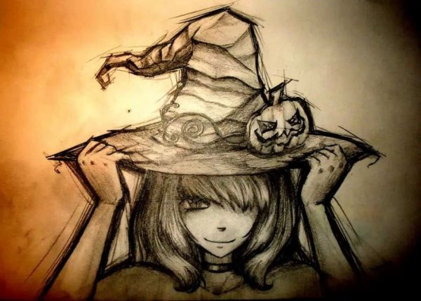 Ведьмочки карандашом
