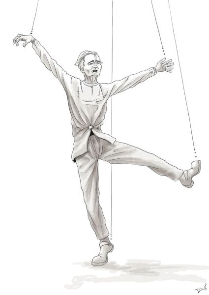 Кукла марионетка рисунок