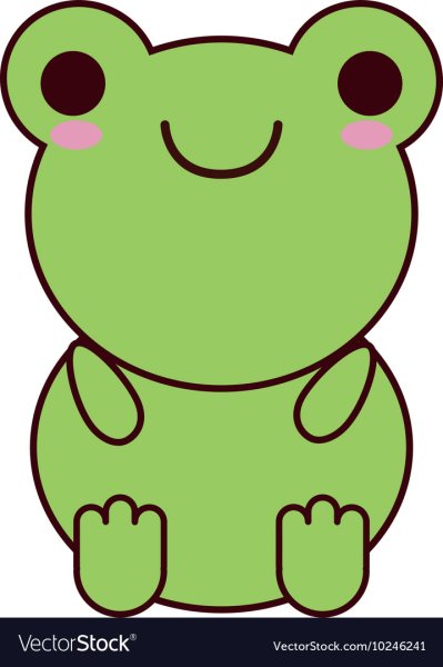 Лягушка для срисовки