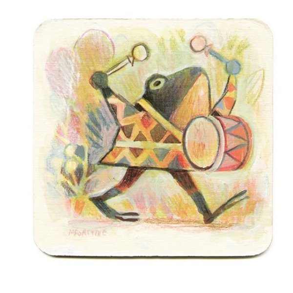 Лягушка в скетчбук