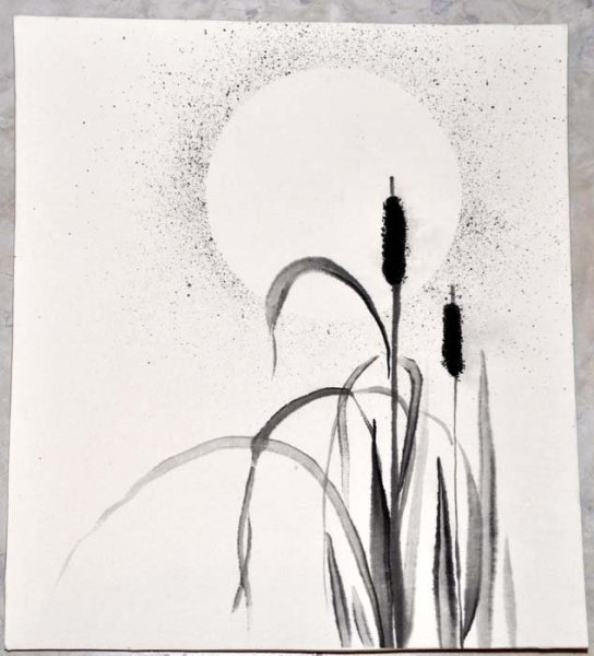 Простые рисунки тушью