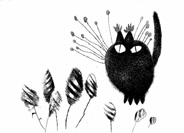 Рисование тушью для детей