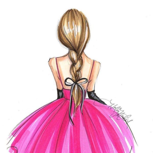 Рисование девушка для новичков