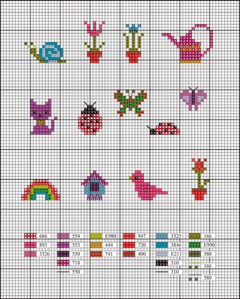 Лёгкая вышивка крестиком