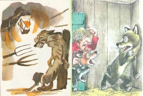 Крылов басня волк на псарне