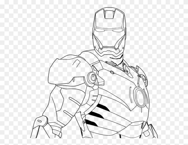 Железный человек контур