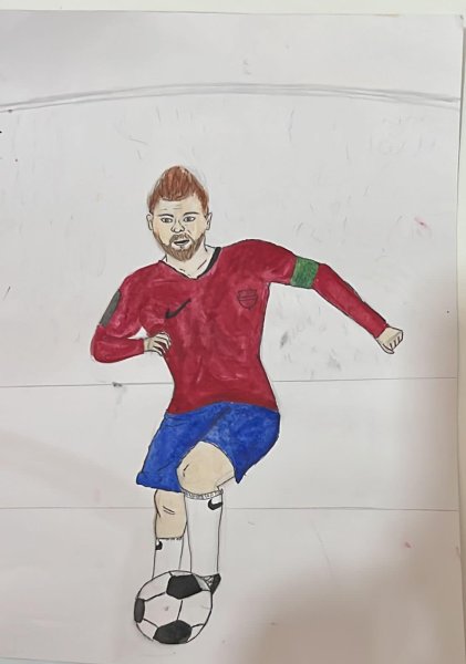 Футбольные рисунки карандашом