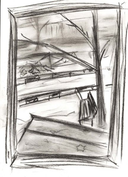 Зарисовки вид из окна