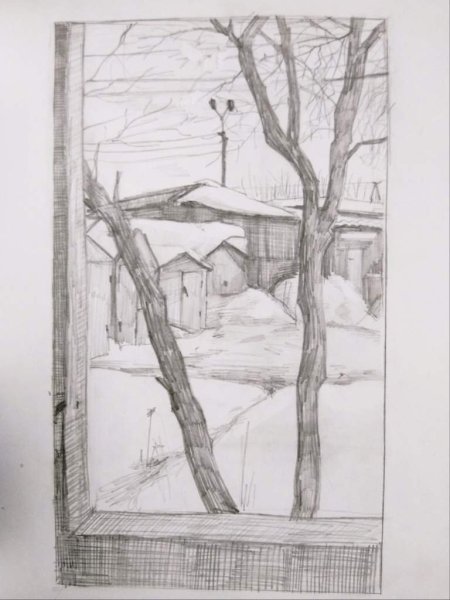 Зарисовки вид из окна