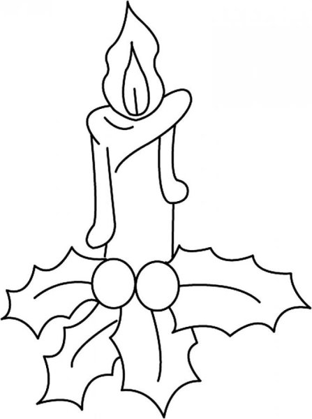 Новогодние витражи на окна