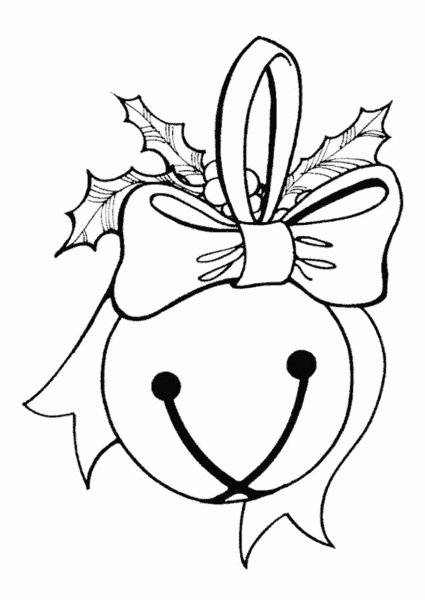 Новогодний венок раскраска