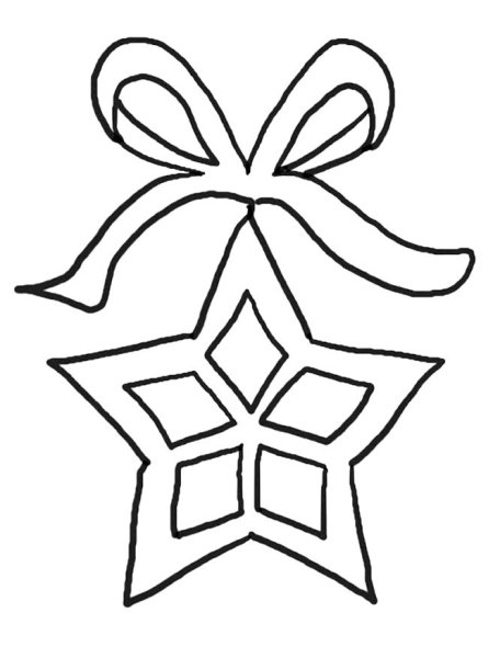 Подарок раскраска