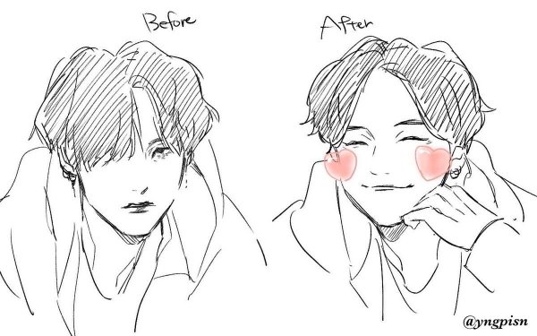 БТС аниме Тэхен