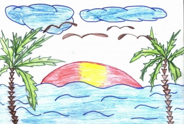 Летние рисунки