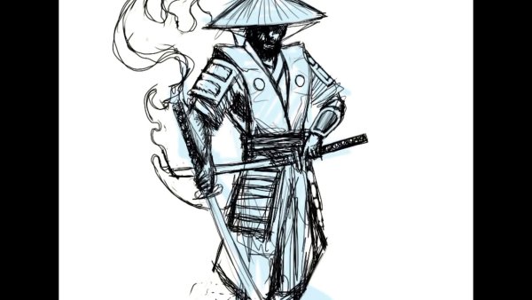 Раскраска Самурай Джек