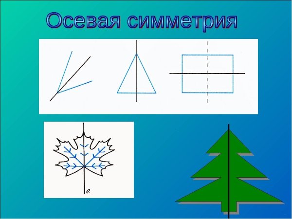 Осевая симметрия рисунки
