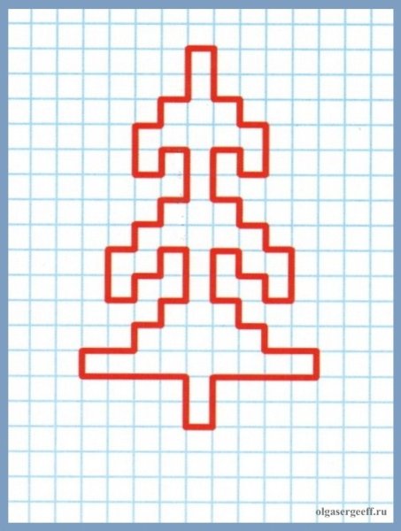 Рисование по клеточкам для детей легкие