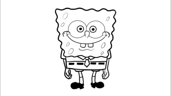 Спанч Боб для срисовки