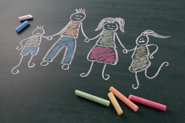 Рисунки мелом