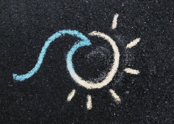 Рисуем мелом на асфальте