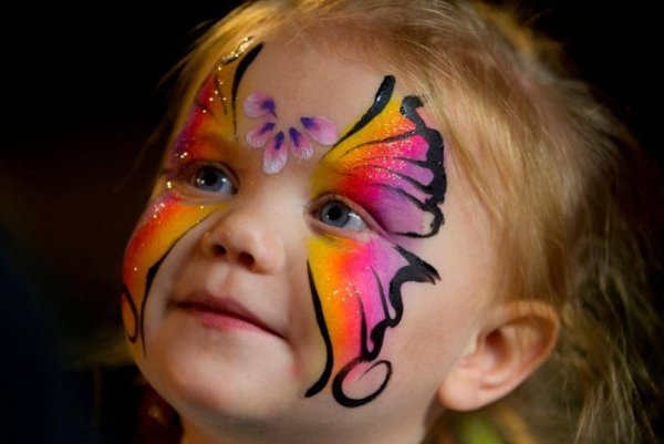 Быстрый аквагрим для детей