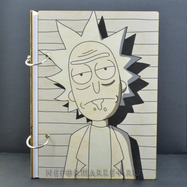 Скетчбук Рик и Морти Рик