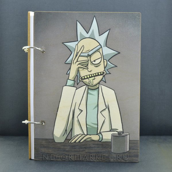Рик и Морти. Скетчбук (твердый переплет, 96 стр., 240х200 мм)