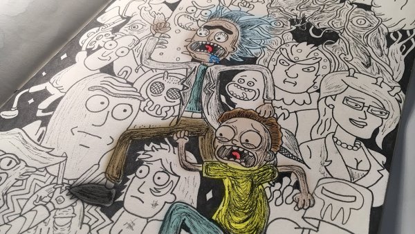 Дудлы Рик и Морти