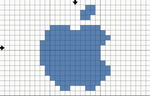 Рисунки по клеткам маленькие