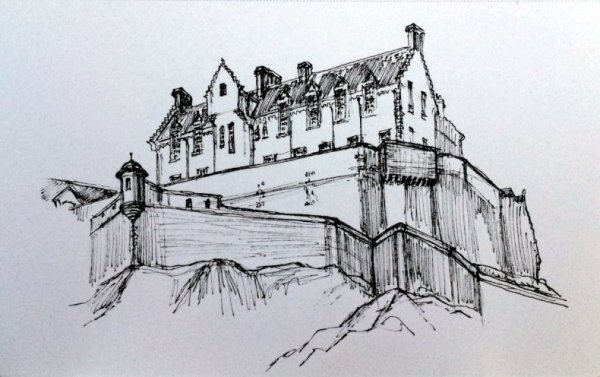 Красивые рисунки для срисовки крепости