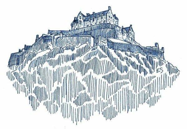 Шотландия замки Графика