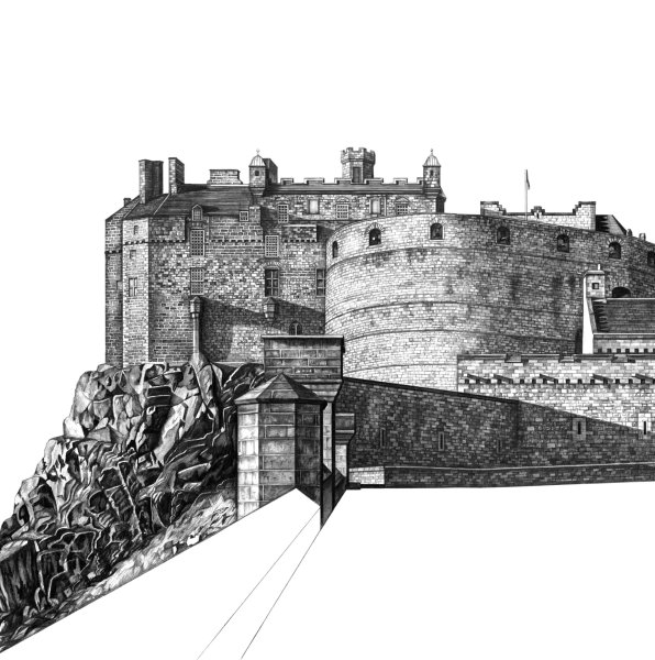 Эдинбургский замок бомбарда