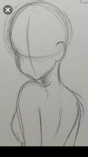 Лицо человека карандош