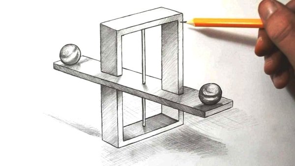 Оптические иллюзии для срисовки