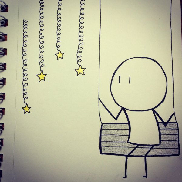 Идеи для рисунков легкие грустные