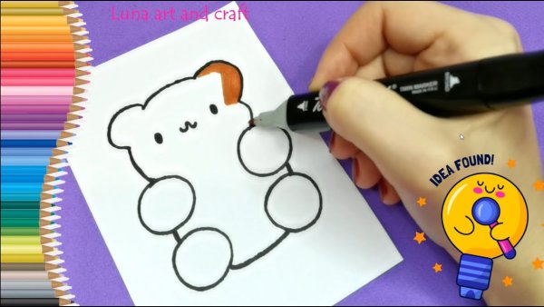 Милые рисунки для срисовки легко