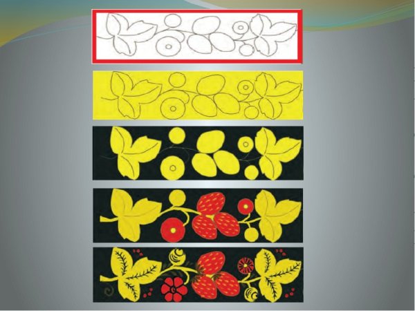 Хохлома раскраска