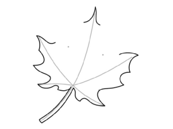 Кленовый лист легкий