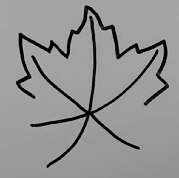Кленовый лист рисунок